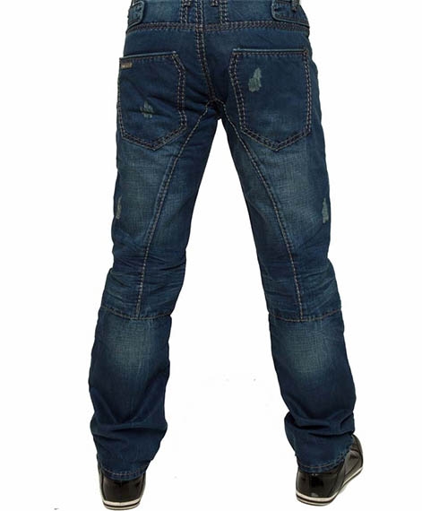 Men's designer denim | Isaac B Designer Jeans 051 Dark
